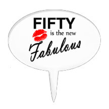 Fifty Cake Toppers