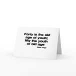 Fifty, The Youth Of Old Age design cards