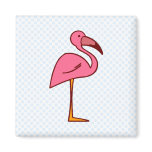 Figgy Flamingo Fridge Magnets
