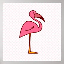 Figgy Flamingo Poster