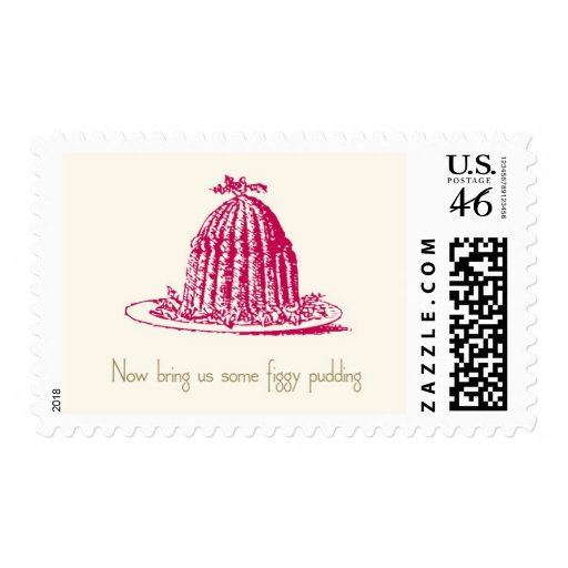 Figgy Pudding Holiday Postage