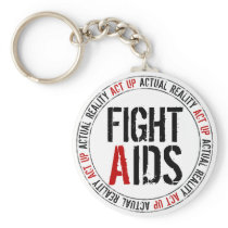 Fight AIDS Keychains