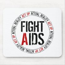 Fight AIDS Mouse Pads