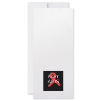 Fight AIDS Customized Rack Card