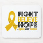 Fight Believe Hope - Appendix Cancer mousepads