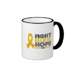Fight Believe Hope - Appendix Cancer mugs