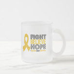 Fight Believe Hope - Appendix Cancer mugs