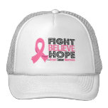 Fight Believe Hope - Breast Cancer Hats