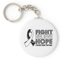 Fight Believe Hope - Carcinoid Cancer Key Chains