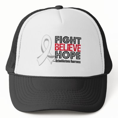 Fight Believe Hope - Retinoblastoma mesh hat
