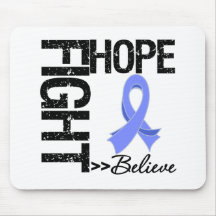 Fight Believe Hope v2 Stomach Cancer Mousepad