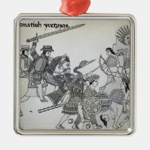 Fight between the Spanish and the Aztecs Ornaments