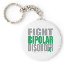Fight Bipolar Disorder keychains