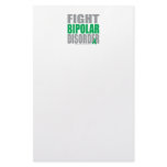 Fight Bipolar Disorder Custom Stationery