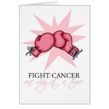 Fight Cancer One Day at a Time Greeting Card
