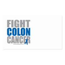 Fight Colon Cancer Business Cards