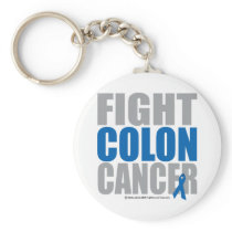 Fight Colon Cancer keychains