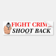 Fight Crime Bumper Stickers