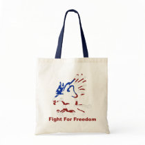 Fight For Freedom Eagle Tote Bag