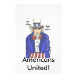 Fight for Freedom Stand for Liberty Stationery Paper