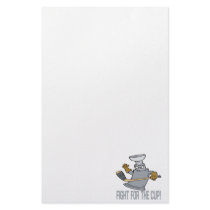 Fight For The Cup Personalized Stationery