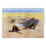 Fight for the Water Hole by Frederic Remington cards