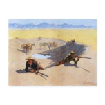 Fight for the Water Hole by Frederic Remington Postcards