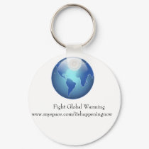 Fight Global Warming keychains