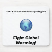 Fight Global Warming mousepads