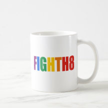 Fight H8 Coffee Mugs