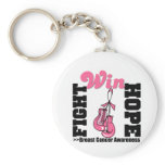 Fight Hope Win - Breast Cancer Key Chain
