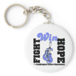 Fight Hope Win - Esophageal Cancer Keychain