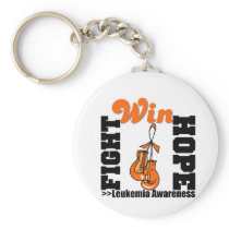 Fight Hope Win - Leukemia Keychains