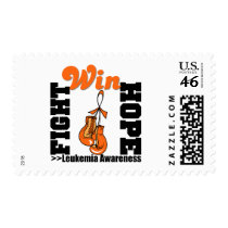Fight Hope Win - Leukemia Postage