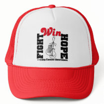 Fight Hope Win - Lung Cancer hats by cancerapparel Fight Hope Win - Lung Cancer hats