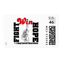 Fight Hope Win - Lung Cancer Stamps
