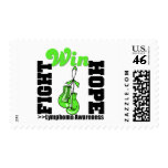 Fight Hope Win - Lymphoma Postage Stamps