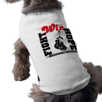 Fight Hope Win - Melanoma pet clothing