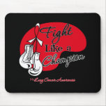 Fight Like a Champion Lung Cancer Mousepads
