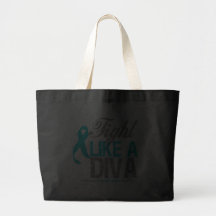 Fight Like a Diva Ovarian Cancer Bags