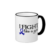 Fight Like A Girl 18.7 Rheumatoid Arthritis Coffee Mugs