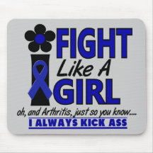 Fight Like A Girl 1.2 Arthritis Mousepads