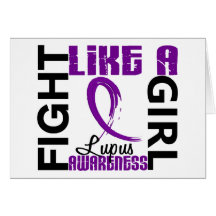 Fight Like A Girl 3.3 Lupus Greeting Cards