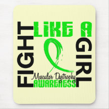 Fight Like A Girl 3.3 Muscular Dystrophy Mouse Pads