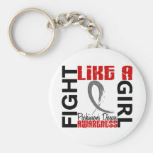 Fight Like A Girl 3.3 Parkinson's Disease Key Chain