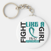 Fight Like A Girl 3.3 PKD Keychain
