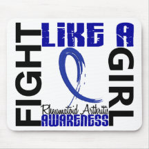 Fight Like A Girl 3.3 Rheumatoid Arthritis Mouse Pad