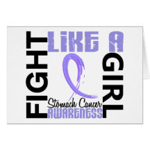Fight Like A Girl 3.3 Stomach Cancer Card