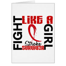 Fight Like A Girl 3.3 Stroke Survivor Card