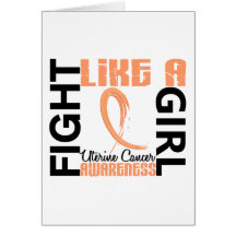 Fight Like A Girl 3.3 Uterine Cancer Card